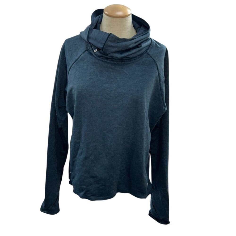 on clouds teal blue as new hoodie sweatshirt top S
